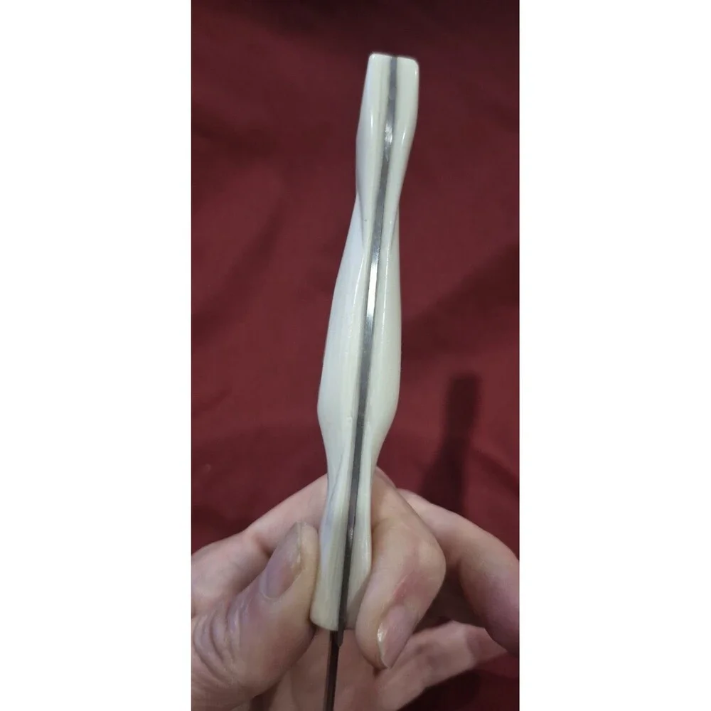 VINTAGE Cutco 1720 Paring Knife Classic Pearl White Handle Swirl USA Made EUC